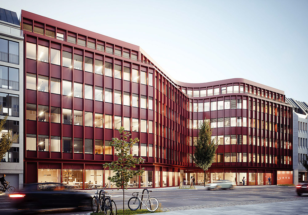 CURVE: New office building for Becken in Düsseldorf