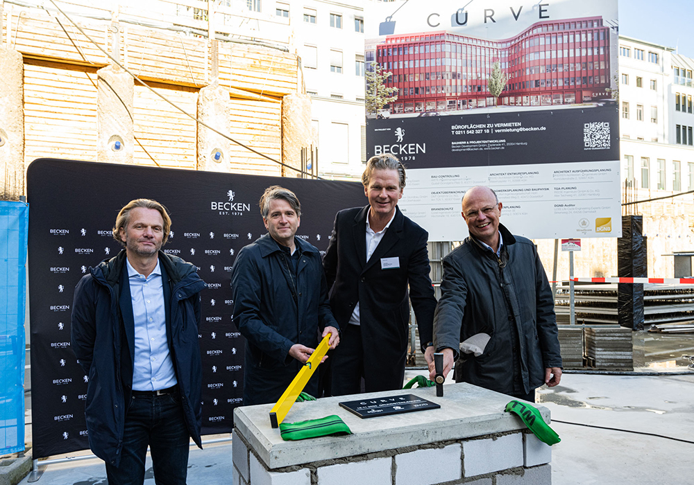 Laying of the foundation stone for CURVE Düsseldorf
