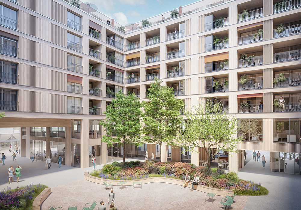 Barrier-free housing project for Greencity Zurich